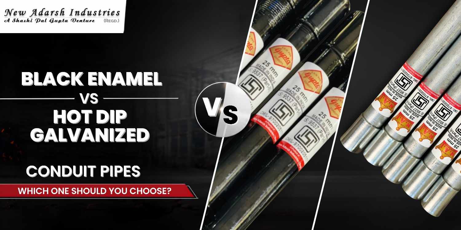 Black Enamel vs Hot Dip Galvanized Conduit Pipes: Which One Should You Choose?